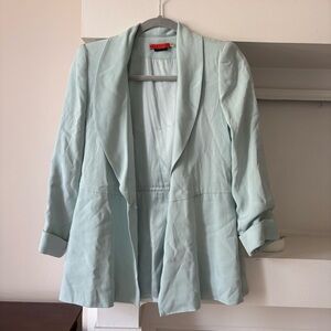 Alice + Olivia Blue / Mint Green Blazer